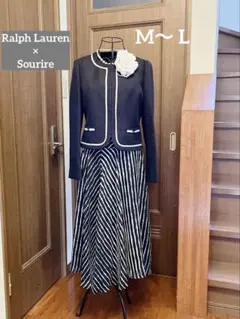 ❤️ラルフローレン☆セレモニーコーデ　ノーカラーフォーマル2点卒園卒業式入学式美品
