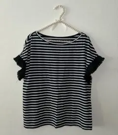 ♥︎child woman dot and stripes ボーダーカットソーのサムネイル