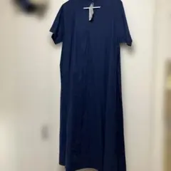 アーバンリサーチ　レディースネイビー 半袖 シャツワンピース