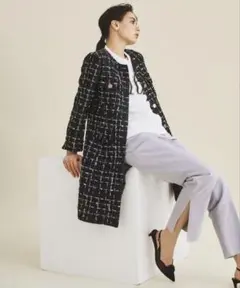 グレースコンチネンタル ツイード コート ジャケット