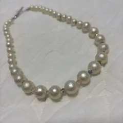 コットンパールのネックレス