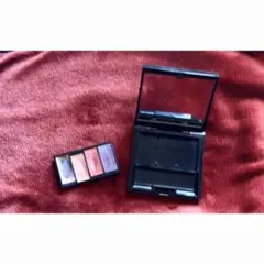 アイシャドウパレット 3色 ブラウン オレンジ パープル