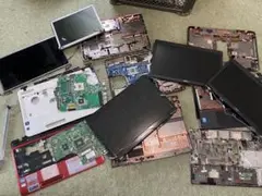 【ジャンク】パソコンモニター、キーボード、マウス、ハードディスクなど