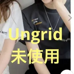新品　Ungrid メッセージ刺繍Tシャツのサムネイル