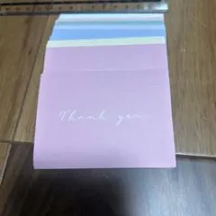 Monolike Thank you メッセージカード 封筒セット20枚