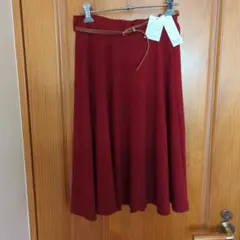 膝丈フレアスカート　Ｍ