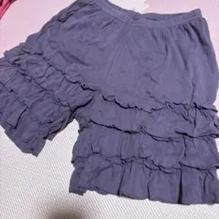 SALE‼️フリルデザイン パープル ショートパンツ M
