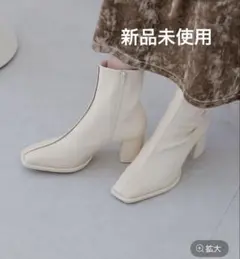 【新品未使用⭐︎LOWRYS FARM 】センタープリーツブーツLサイズ