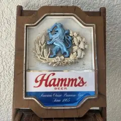 レア！70's〜アメリカアンティーク　Hamm'sハムズビールUSA看板雑貨