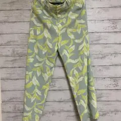 LAUTREAMONT ロートレアモン リーフ プリント ワイドパンツ　Mサイズのサムネイル