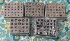 スタンプ　アルファベット　数字　ナンバー