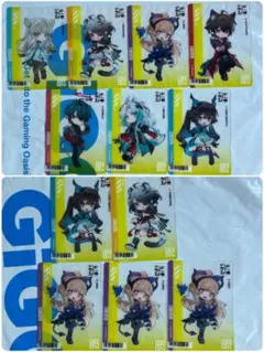 【最安値＆美品】アークナイツ エンドフィールドカラビナ付きケース 全10種セット 最安値＆美品】アークナイツ エンドフィールドカラビナ付きケース 全10