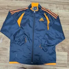 adidas ClimaProof ジャケット 紺/オレンジ