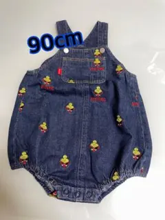 ヒスミニ インディゴ刺繍ダルマオール(M)90cm ヒステリックミニ