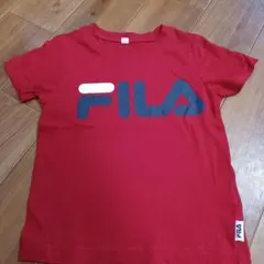 FILA☆ Tシャツ レッド ロゴプリントのサムネイル