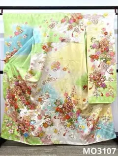 振袖 刺繍 金彩 牡丹 身丈162cm 撥水加工済 MO3270 - メルカリ