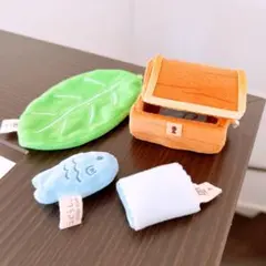 すみっコぐらし　青い月夜のまほうのコ　宝箱　寝床　セット　てのりぬいぐるみ用