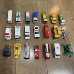 トミカ まとめ売り はたらく車 21台