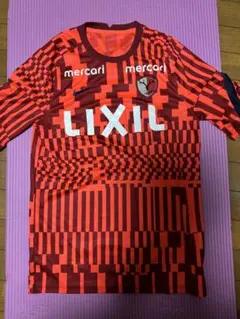 【匿名配送】【入手困難】鹿島アントラーズ　プレマッチ　赤　黒　ユニフォーム 匿名配送】【入手困難】鹿島アントラーズ プレマッチ 赤 黒