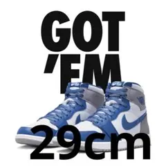 Nike Air Jordan 1 High OG True Blue 29cm