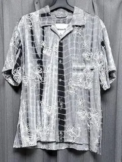 Mame Silk Lame Print Blouse white サイズ２ Mame Silk Lame Print Blouse white サイズ2 - メルカリ