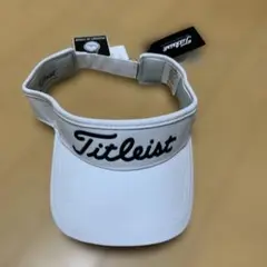 Titleist ホワイト バイザー フリーサイズ