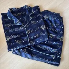 ちいかわ　GUコラボ第一弾　サテンパジャマ　ネイビー　Lサイズ