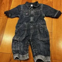 baby GAP デニムオーバーオール 3-6ヶ月