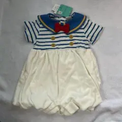 [未使用] バースデイ futafuta ロンパース ドナルドダック 80サイズ