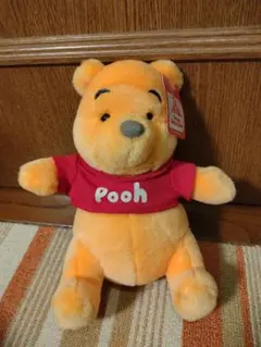 ディズニーランド　プーさん　レトロ　ぬいぐるみ　pooh 紙タグ付き