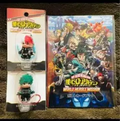 ヒロアカ　コスチュームキューピー 轟焦凍、緑谷出久、ポストカードブック