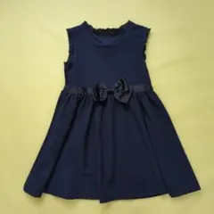 フォーマルドレス　キッズ　110cm　ネイビー