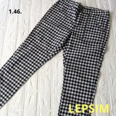 【LEPSIM 】Lサイズ　ギンガムチェック柄　カジュアルパンツのサムネイル