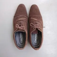 Limontibaスエードレースアップビジネスシューズ