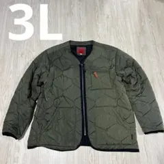 RED BERETS キルティングジャケット 3L オリーブ　古着