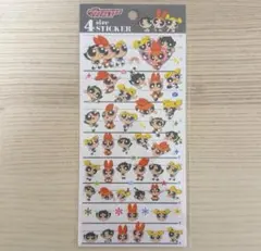 パワーパフガールズ　4サイズステッカー　シール　ブロッサム　バブルズ　パワパフ
