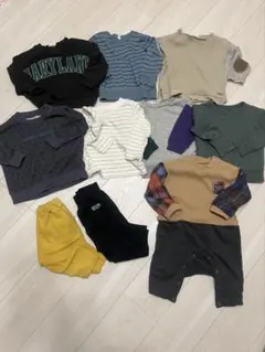 80cm まとめ売り 男の子 長袖10点セット