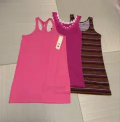 【キュー】Q♡ インナー タンクトップ 3枚セット 〜新品1枚・中古2枚〜のサムネイル