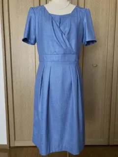 半袖ワンピース　ワールド　Mサイズ　ブルーのサムネイル
