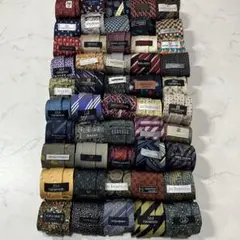 ハイブランドネクタイ 50本セット 全てシルク エルメス バーバリー