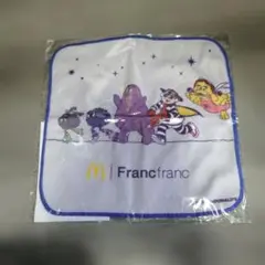 【新品・未使用】 2026 福袋 マクドナルド キャラクター ハンドタオル 紫