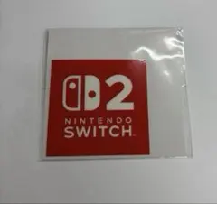 【新品未開封】Nintendo Switch 2 ロゴステッカー 非売品