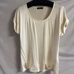 INED アイボリー 半袖Tシャツ