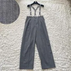 新品未使用タグ付✨2024SS カレンソロジー サスペンダーパンツ 黒