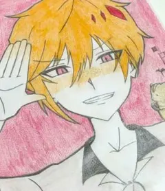 オリジナル手描きイラスト 原画 一点もの