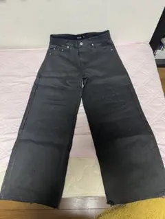 goar.archive コーティング バギーパンツ ブラック Lのサムネイル