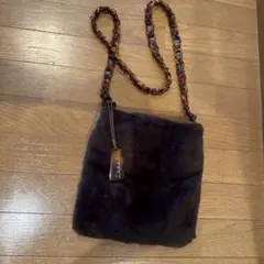 ◾️週末値下げ◾️CHANEL ファー ショルダーバッグ べっ甲風チェーンのサムネイル