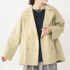 【撥水】ミドルトレンチコート[プチサイズあり]