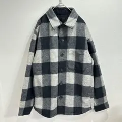 【ユニクロ】ウール混紡 チェック柄ジャケット