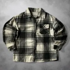 00s ネルシャツ フランネル チェック グランジ y2k 平成 大人気 M
